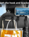 Auto Seat Headrest Hook Storage Hanger Car Vehicle Back Seat Organizer Stand Car Mobile Phone Holder Car Interior Accessories