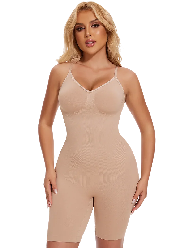 Women Full Body Shapewear Bodysuit – Tummy Control Thigh Slimmer Fajas