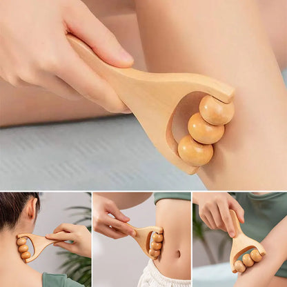 Face Massagers Gua Sha Tools Wood Therapy Meridian Massage Kit Roller Facial Lifting Masajeador Maderoterapia Scraper