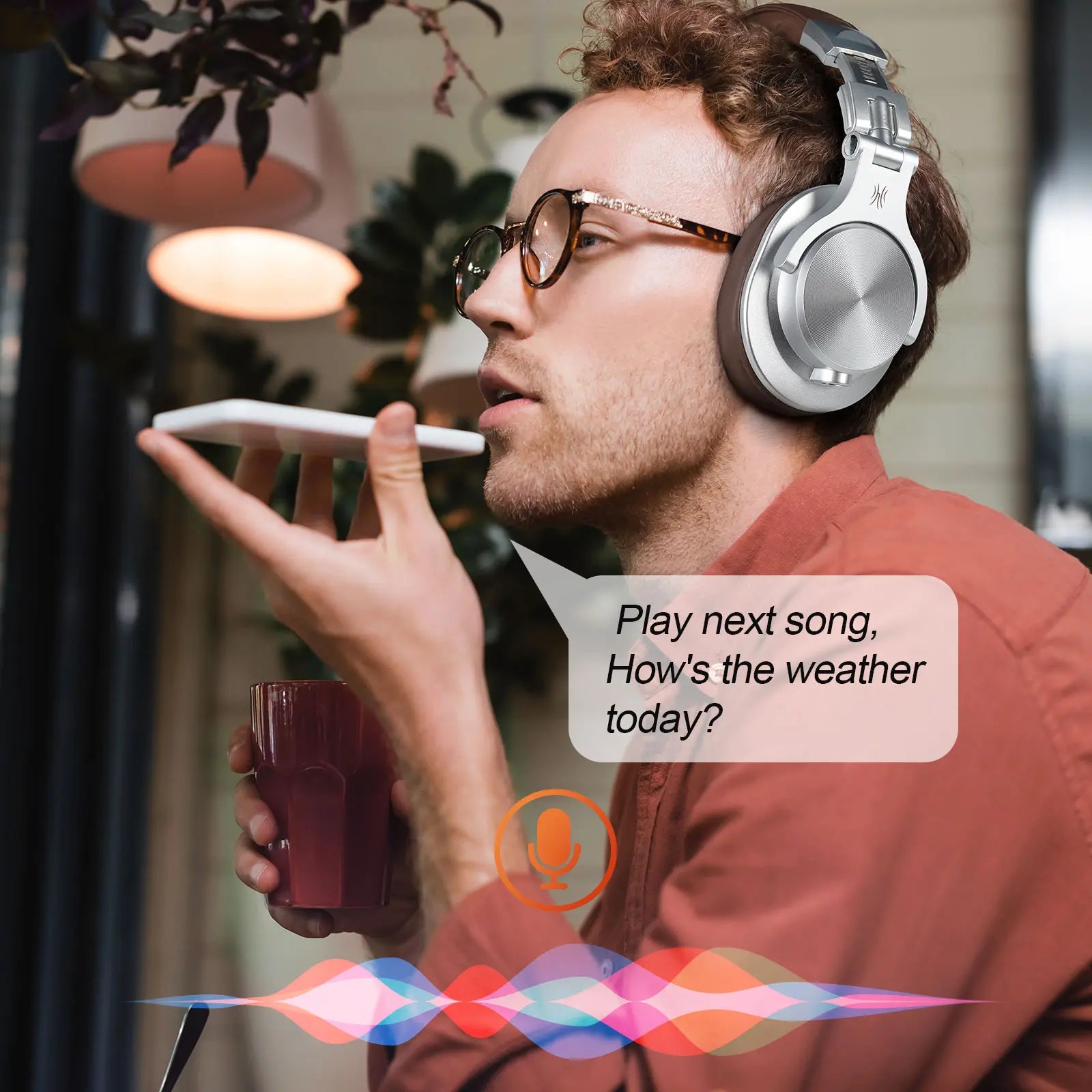 A70 Fusion Wired + Wireless Bluetooth 5.2 Headphones For Phone With Mic Over Ear Studio DJ Headphone Recording Headset