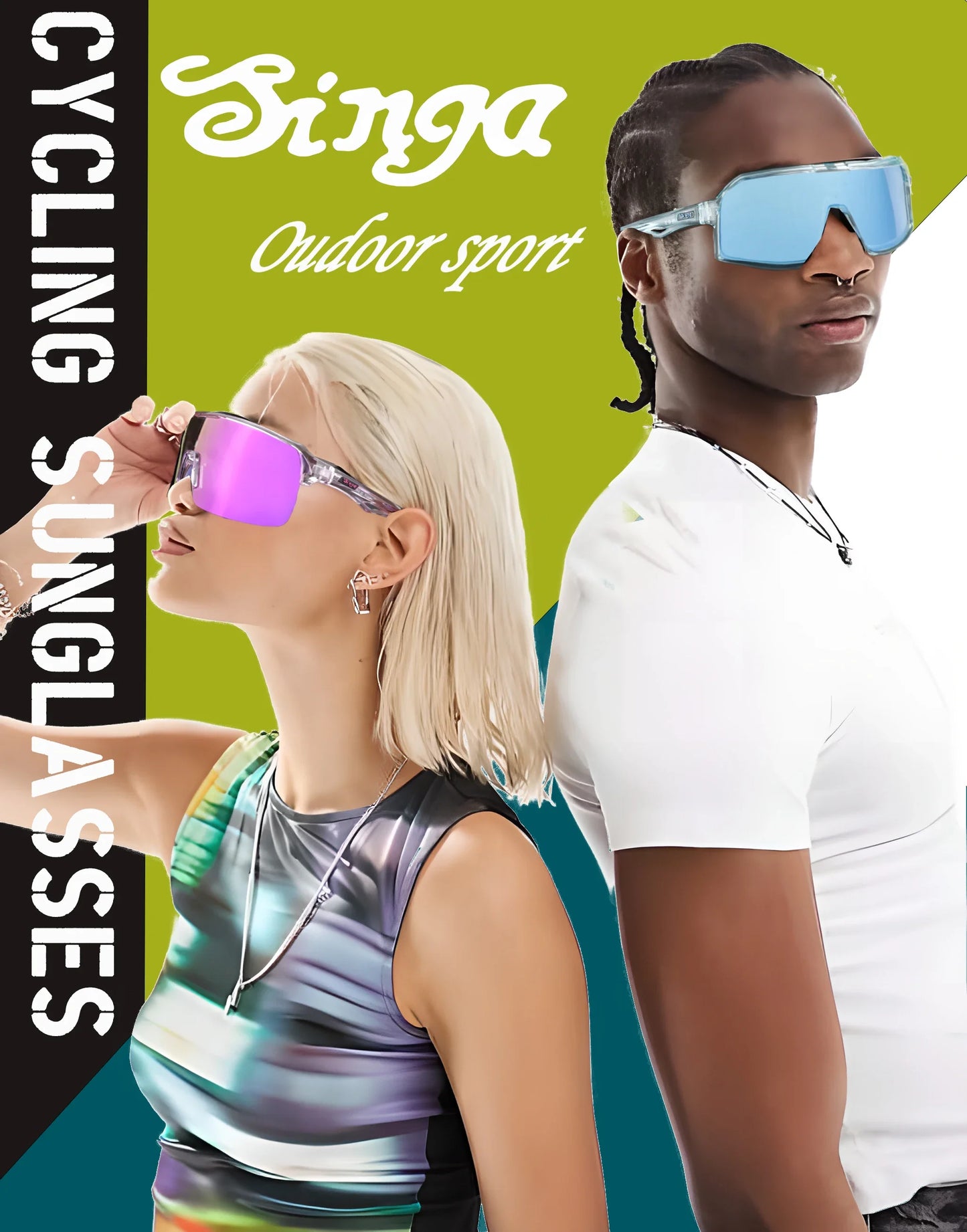 Polarized UV400 Metal Sport Sunglasses