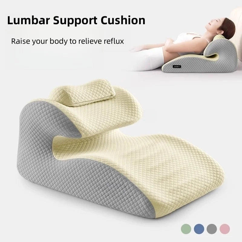 Memory Foam Bed Wedge Pillow Incline Support Cushion For Relief Pregnancy Home Sleeping Pillow Elderly Back Rest Pillow