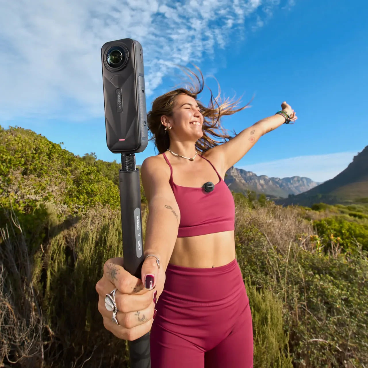 Insta360 Mic Air Wireless Microphone 48kHz Audio Recording System for X5 X4 GO Ultra and Ace Pro 2
