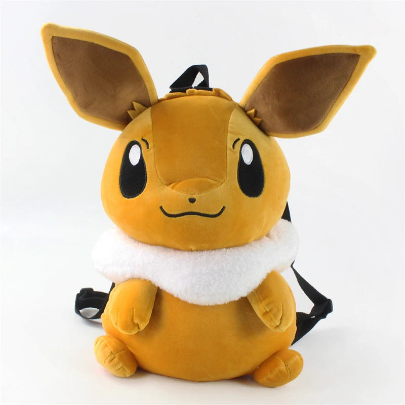 Kawaii Pokemon Plush Backpack Soft Cartoon Shoulder Bag