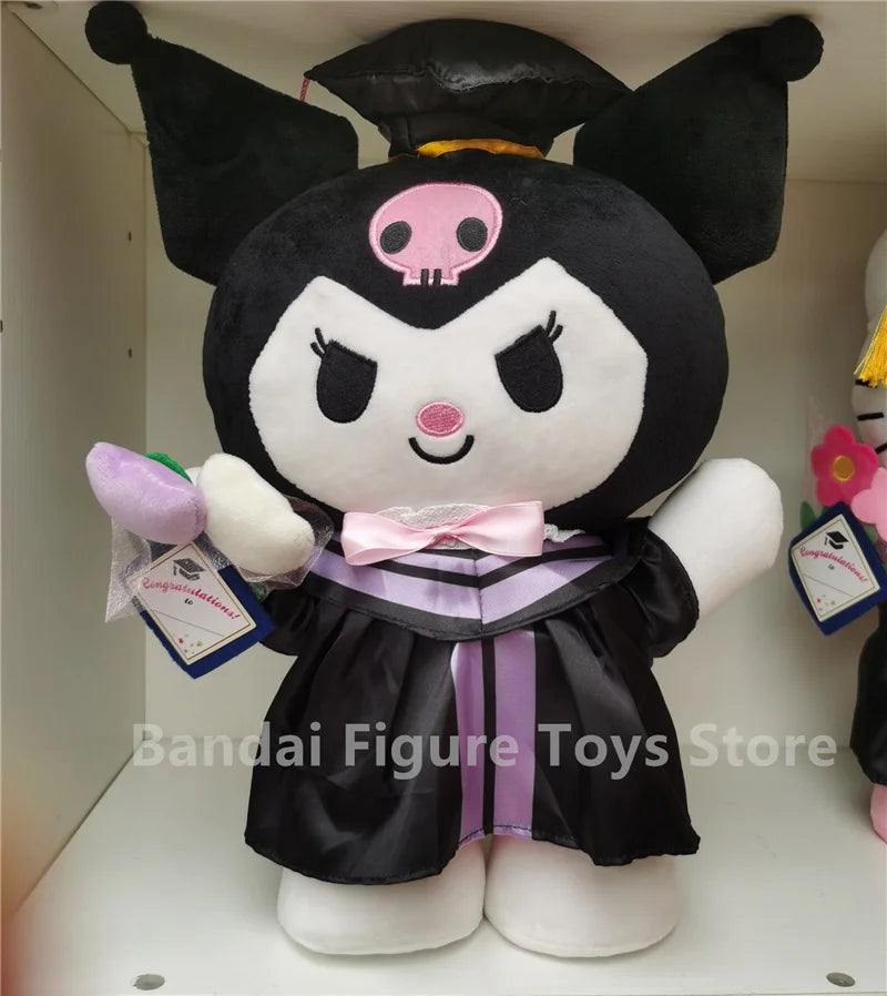 Kawaii Cartoon Plush Doll with Hat Soft Sofa Pillow