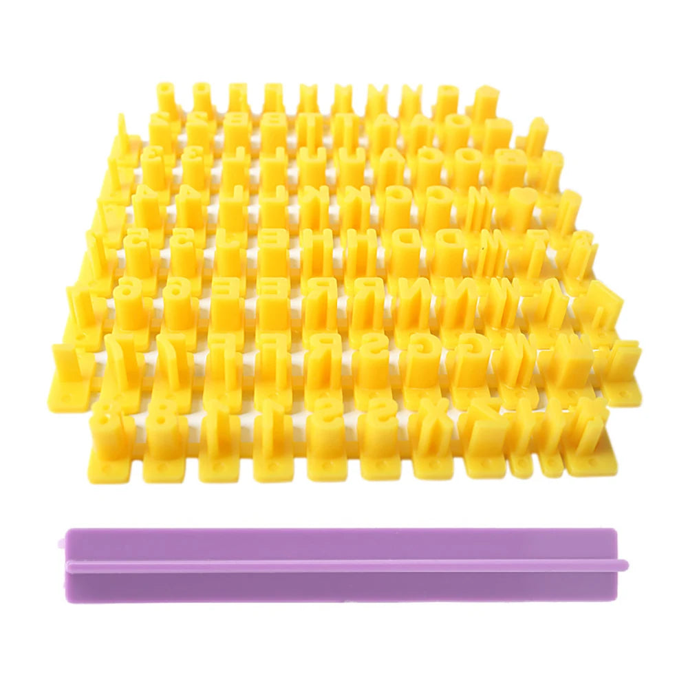 Letter and Number Cookie Mould English Alphanumeric Seal Cookies Mold Name Printing Stamps Reusable Symbol Baking Tools