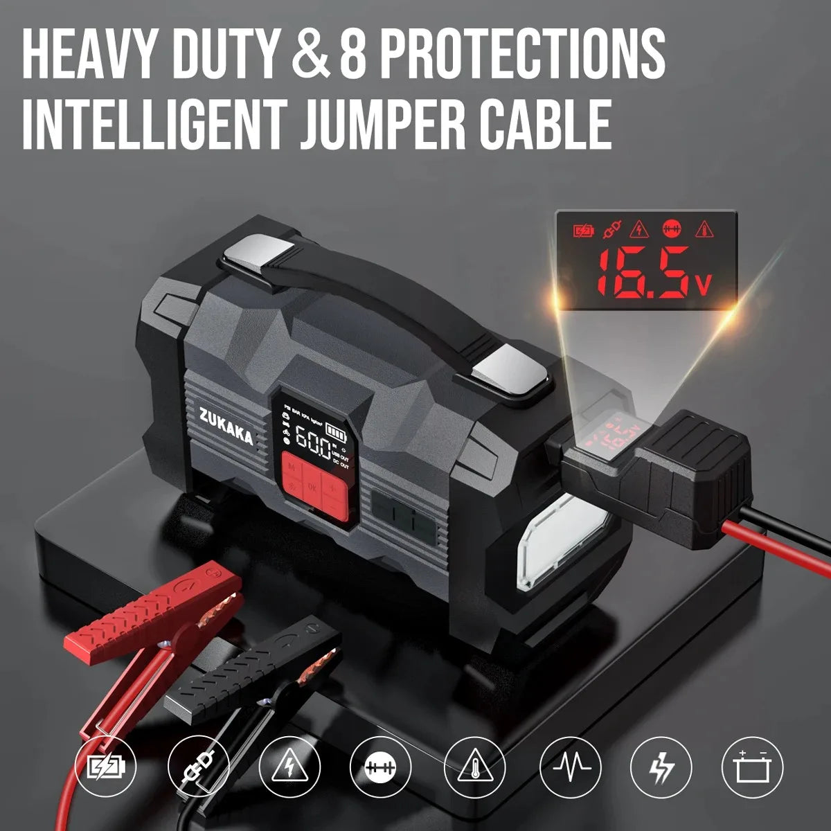 Car Jump Starter Power Bank Air Compressor Inflator Pump 4000A Portable Power Station Car Battery Charger Booster