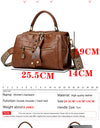 Handbags High Quality Leather Shoulder Bags Designer Solid Color Handbag