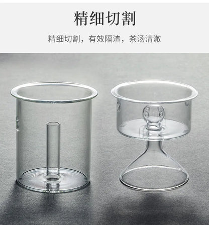 Dual-Purpose Boiling Water Glass Teapot