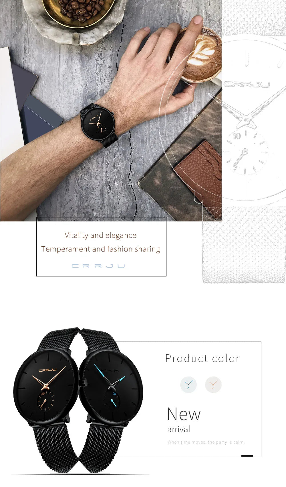 Fashion Mens Watches Top Brand Luxury Quartz Watch Men Casual Slim Mesh Steel Waterproof Sport Watch Relogio Masculino