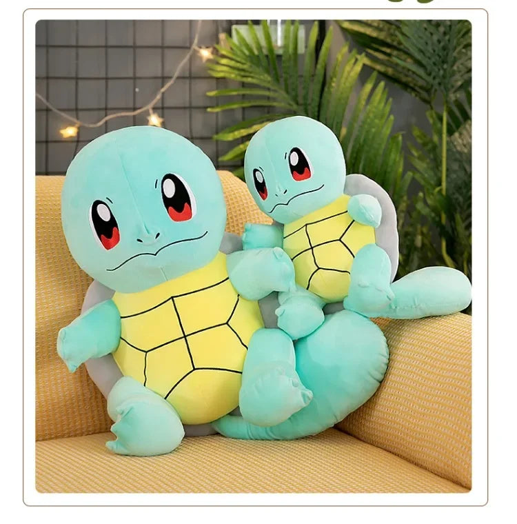 60cm Squirtle Plush Doll Big Size Pokemon Plush Toys Kawaii Stuffed Toys Cute Turtle Pillow Christmas Gift Toys for Boys Girls