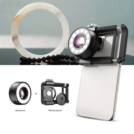 120X Jewelry Microscope Lens with LED and UV Light