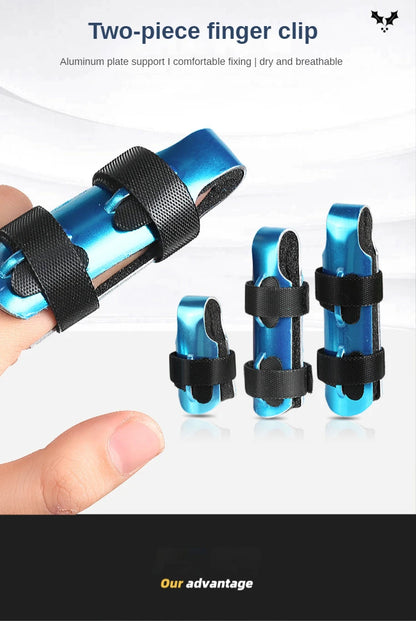 1Pcs Aluminum & Foam Support Brace Finger Splint Hand Trigger Broken Finger Sprain Joint Immobilization Fracture Pain Relief