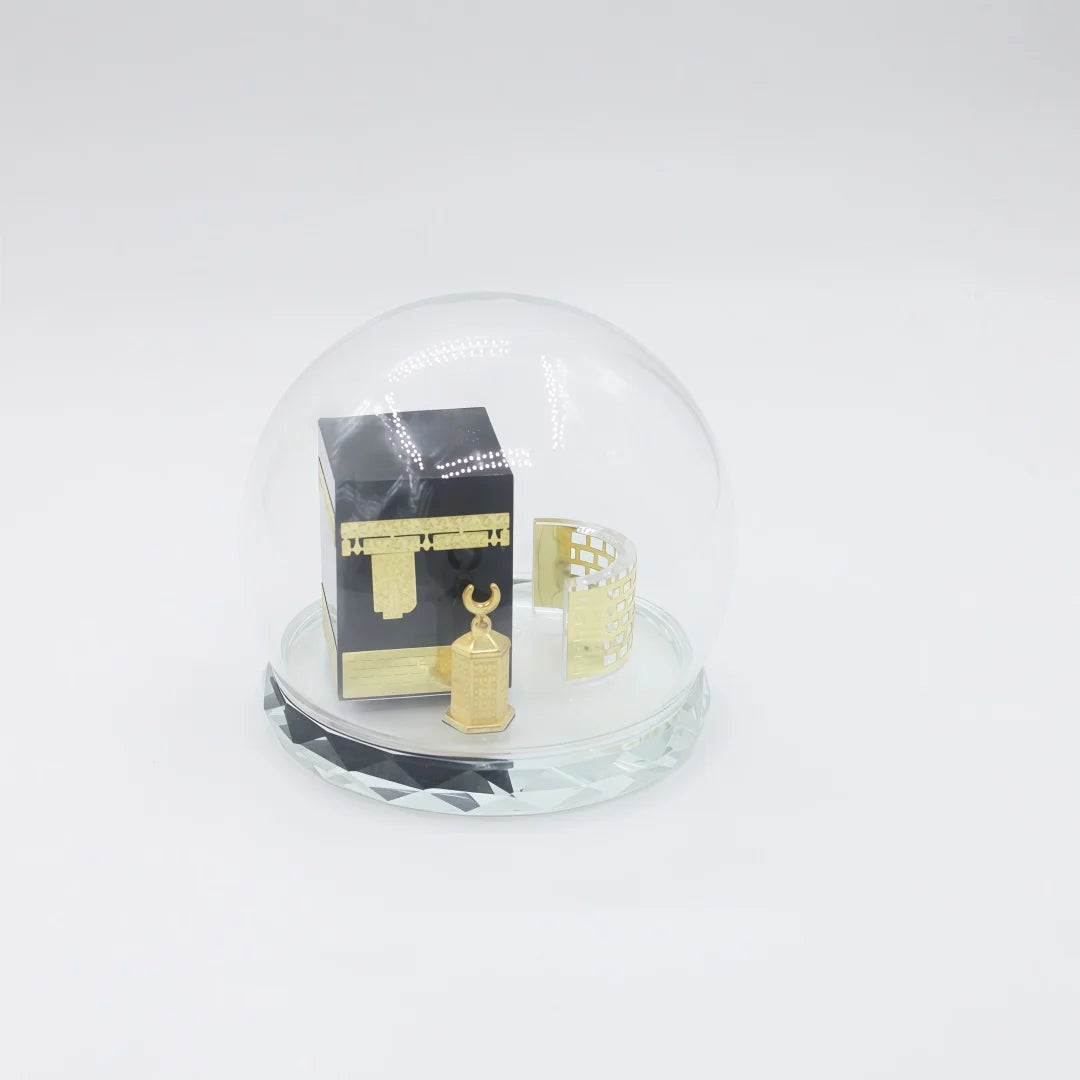 Muslim Crystal Gilded Kaaba Model Islamic Kaaba Replica Table Decor Islamic Home Vehicle Decor Islamic Building Gift