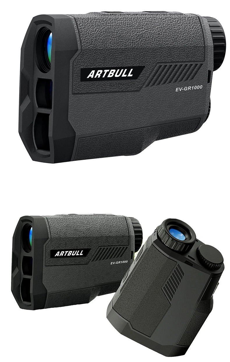 6X Golf Laser Rangefinder 1000m With Slope Compensation And Flag Lock