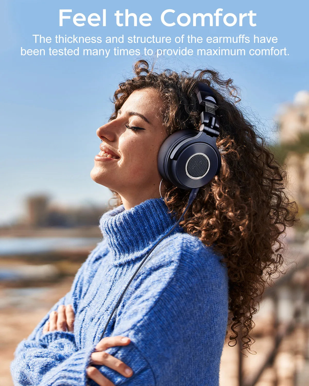 Monitor 60 Wired HiFi Headphones Professional Studio DJ Headphones Stereo Over Ear Headset With Hi-Res Audio Microphone