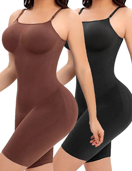 Women Bodysuit Shapewear Full Body Shaper Tummy Control Slimming Sheath Butt Lifter Push Up Thigh Slimmer Abdomen Shapers Corset