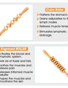 4 In 1 Wooden Therapy Massage Tools Anti Cellulite Massager Muscle Pain Relief Wooden Kit for Body Shaping & Sculpting