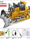 RC Remote Control Toys Cars Excavator Bulldozer Dump Truck 2.4G High Tech Vehicle Engineering Cars Model For Boys Birthday Gifts