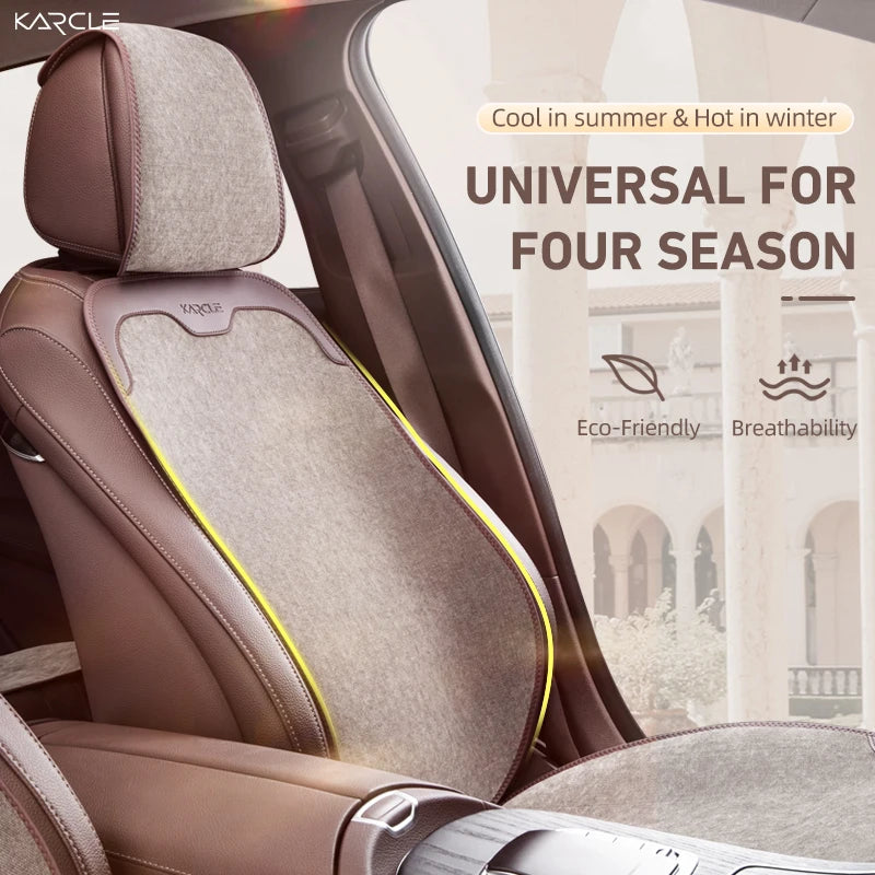 Winter Car Seat Cover Chenille Soft Warm Car Seat Cushion Universal Plush Interior Protector Mat Auto Seats Cover Accessories
