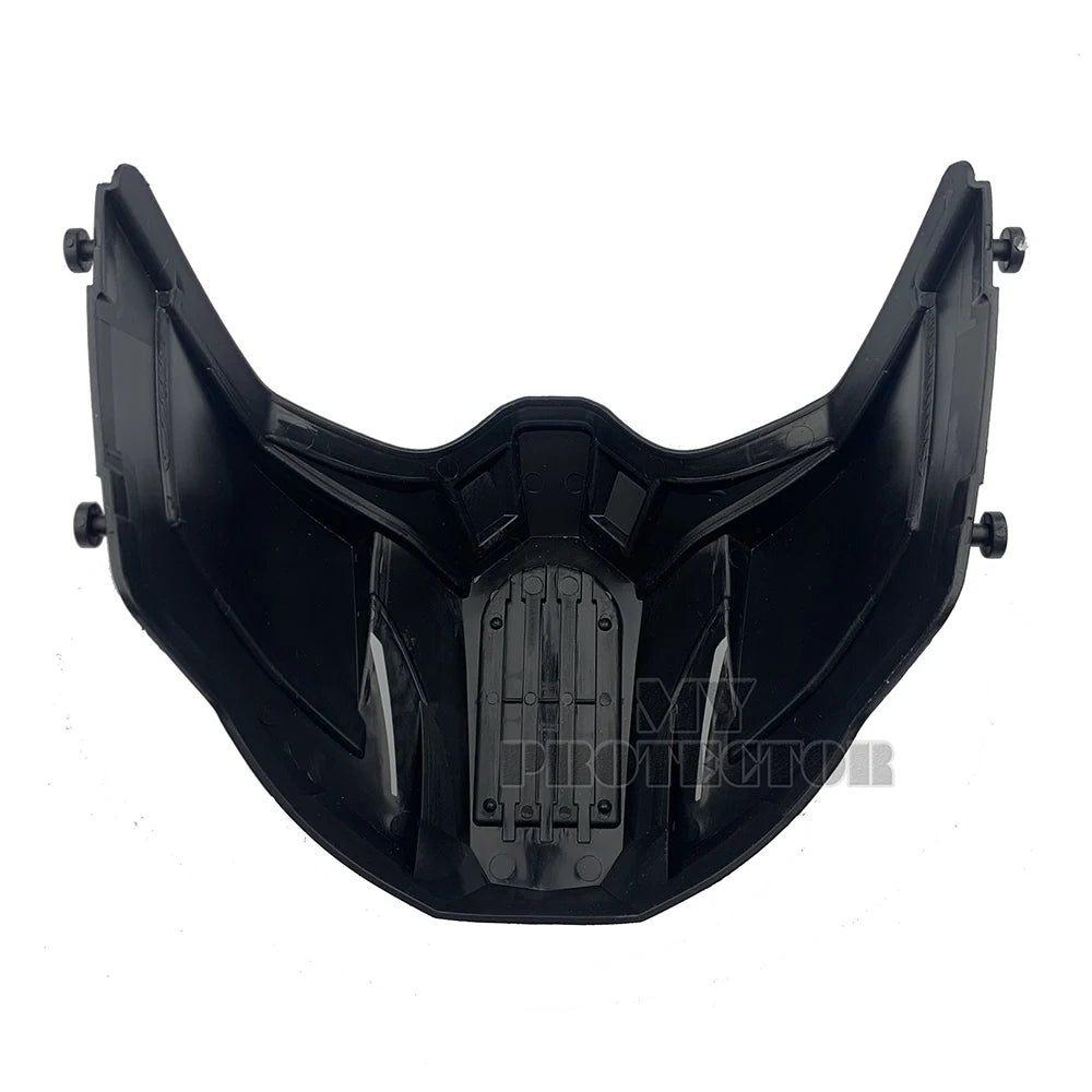 Tactical Airsoft Mask Outdoor Paintball Half Face Iron Warrior Protective Mask Shooting Protection Mouth Mask Hunting Equipment