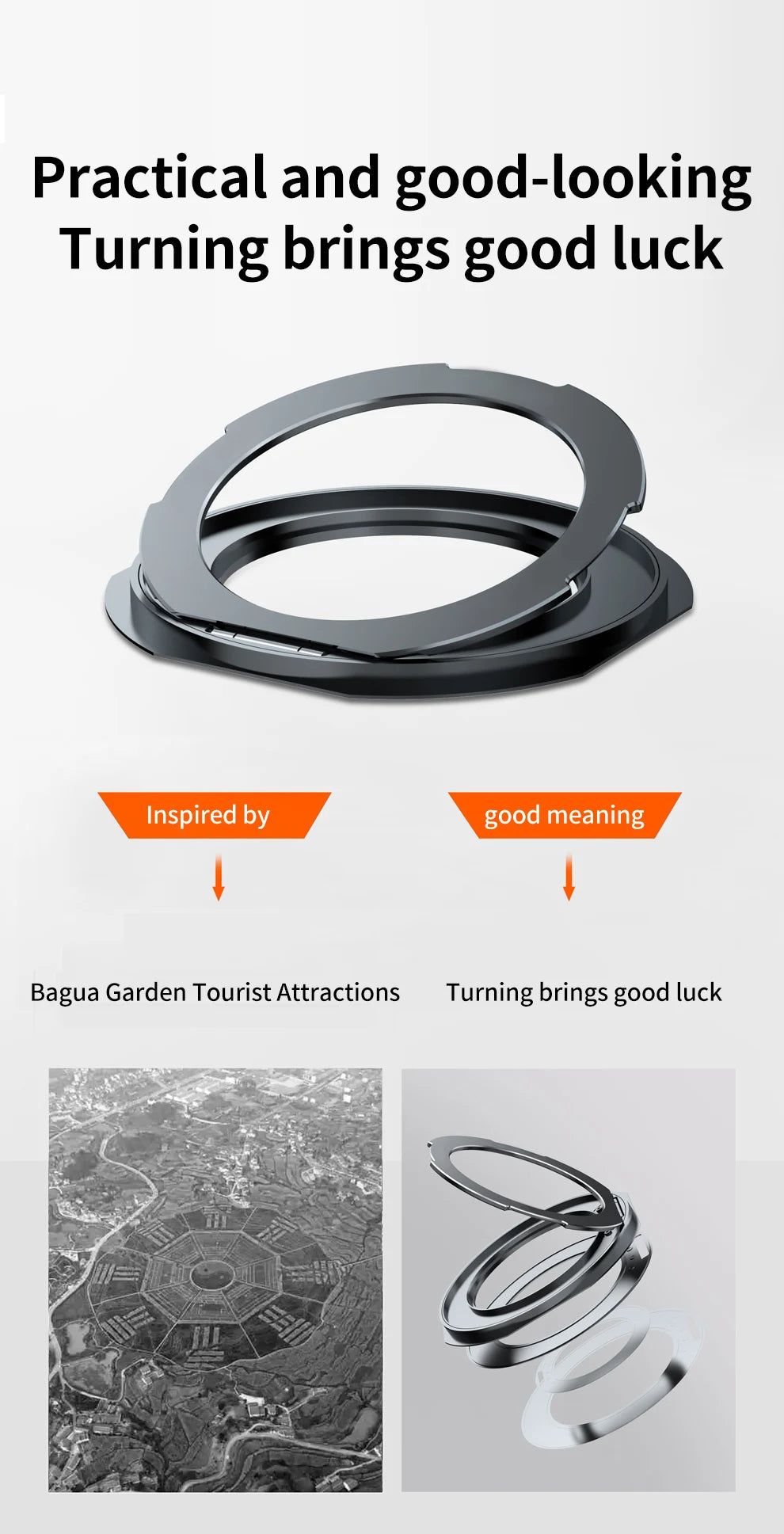 Leather for Magsafe Case for iPhone 16 15 14 Pro Max 16Pro Ring Luxury Lens Protection Holder Phone Back Cover