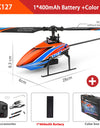 WLtoys XKS RC Helicopters K127 6-Aixs Gyroscope 2.4G 4CH Single Blade Propellor Gyro Mini RC Helicotper for Gift RC Toy V911