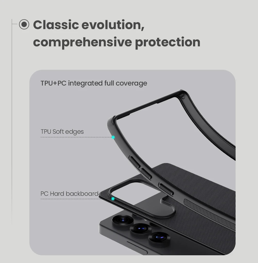 Frosted Shield Pro Case for Samsung Galaxy S26 Ultra / S26 Plus / S25 Ultra / S24 Ultra / S23 Ultra – Slim Full Coverage Protective Cover
