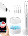 Ultrasonic Dental Calculus Remover Electric Dental Tooth Stone Remover LED Teeth Plaque Scaler Tartar Eliminator Stains Cleaner