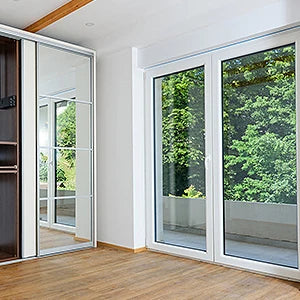 One Way Window Film, Mirror Effect Tint Glass Covering for Home Office,Reflective Heat Control Anti UV Glass Door Sticker