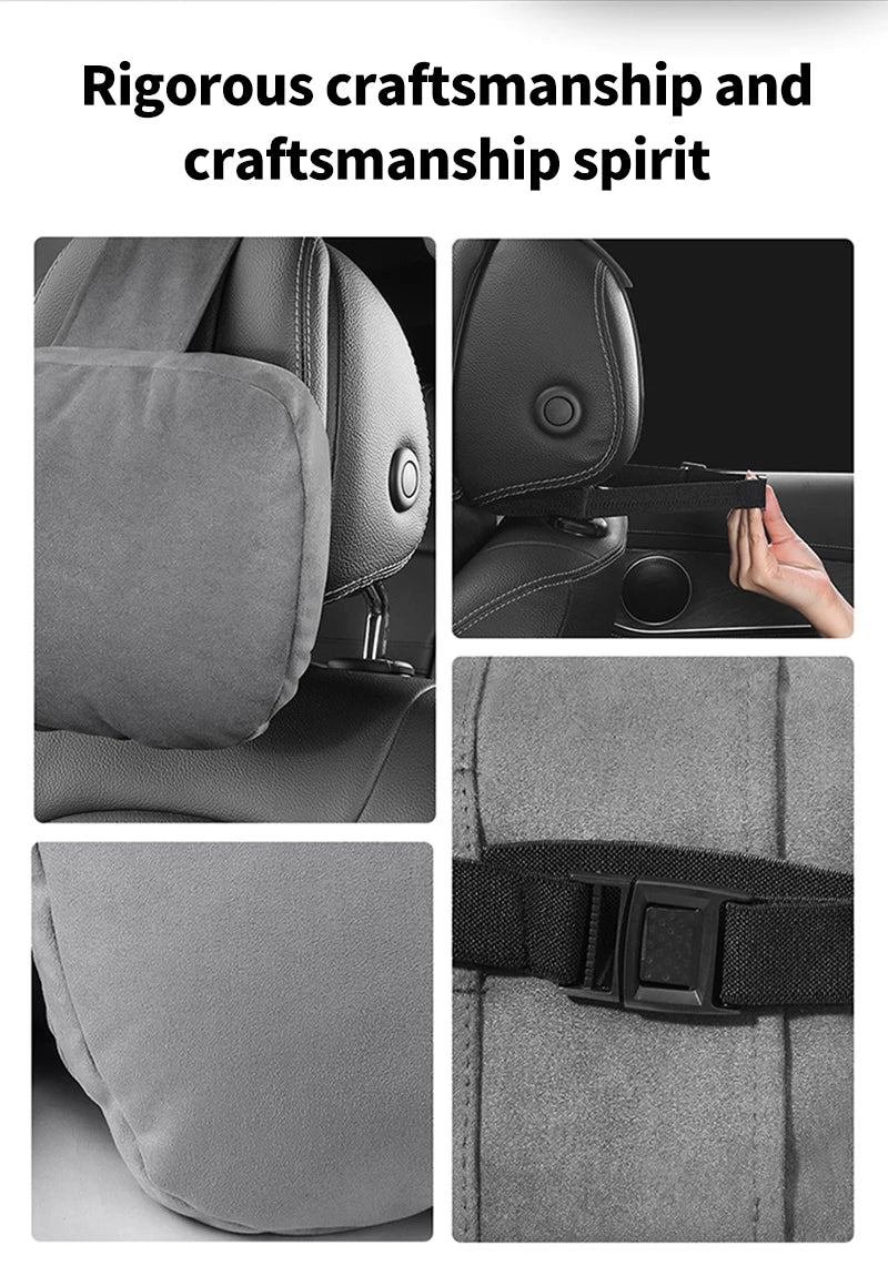 Memory Cotton Car Headrest Neck Support For Car Supplies Seat Class Soft Universal Adjustable Car Pillow Neck Rest Cushion