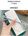 Fashionable face-shaping plain glasses