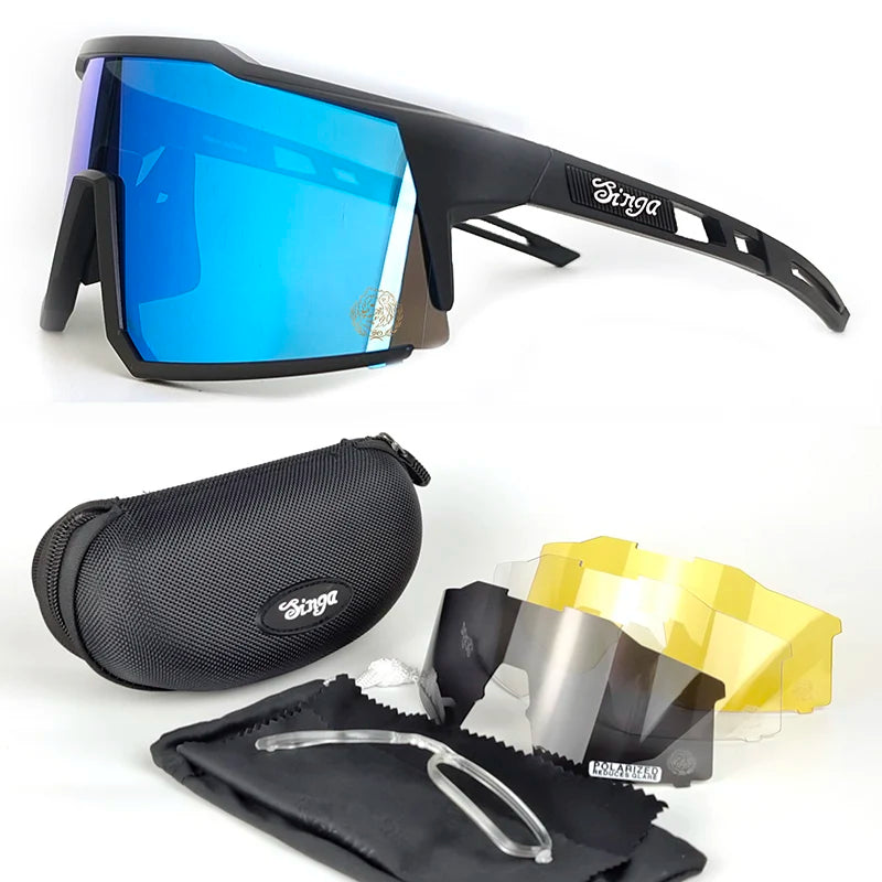 Photochromic Sports Bicycle Sunglasses UV400 Cycling Eyewear