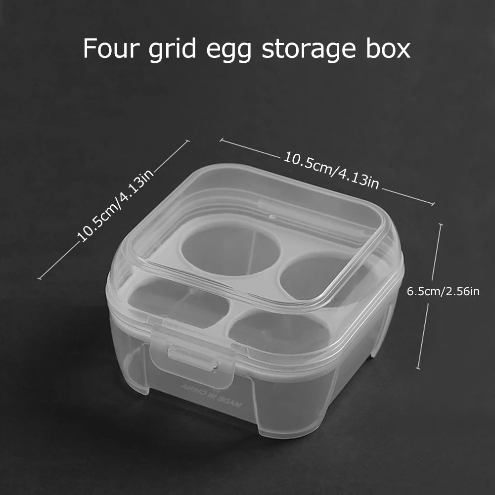 6-Grid Portable Egg Storage Box – Shockproof & Drop-Resistant Refrigerator Egg Organizer Case