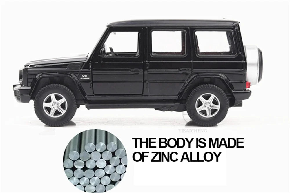 RMZ City 1/36 Mercedes Benz G63 AMG SUV Alloy Car Model Diecast Metal Toy Off-road Vehicle Car Model Simulation Collection Gift