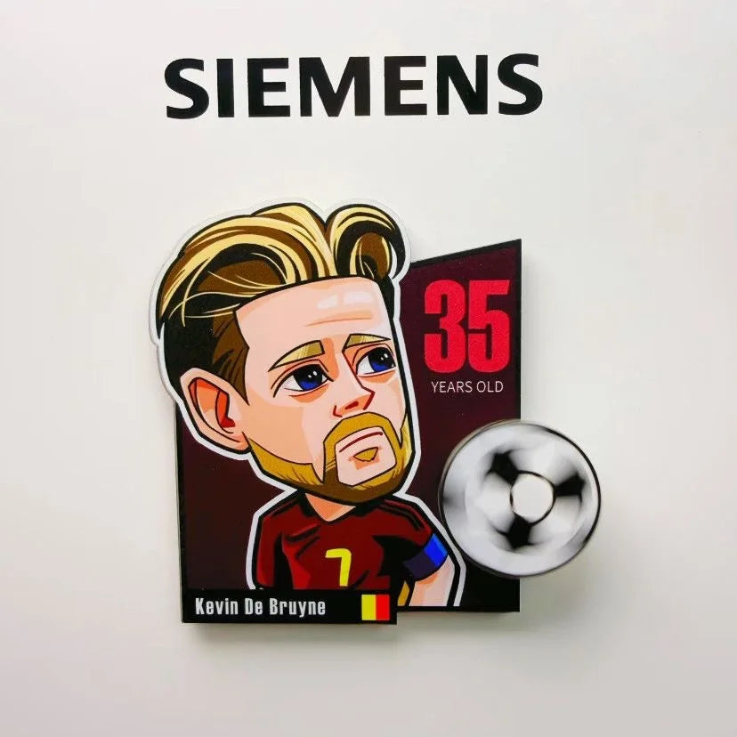 2026 Soccer Rotating Fridge Magnet Football Fan Souvenir Home Decor