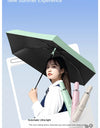 Ultra lightweight and portable automatic umbrella for women, suitable for both weather and sun protection