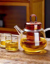 750ml Heat-Resistant High Borosilicate Glass Teapot With Tea Infuser Afternoon Tea Boiling Puer Flower Tea Pot Teaset Teaware
