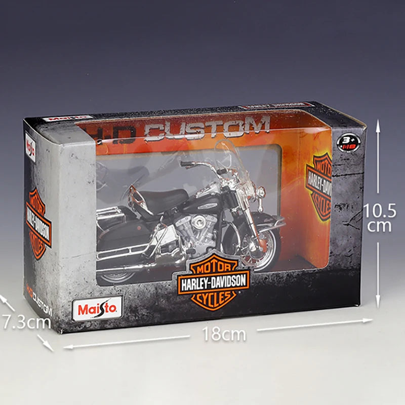 1 18 Scale Harley Davidson FLH Electra Glide 1966 Diecast Motorcycle Model