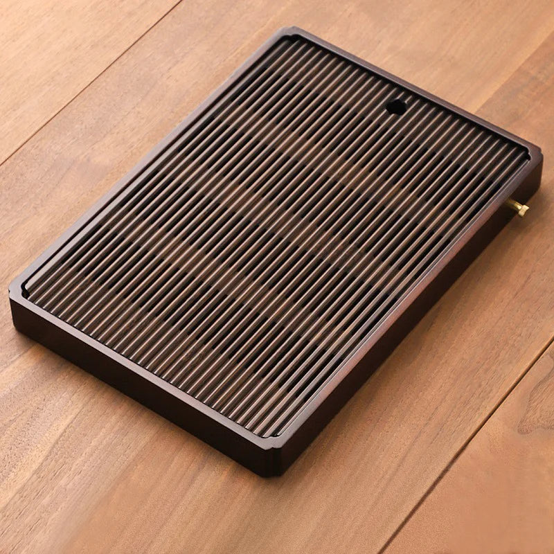 Chinese Natural Bamboo Tea Tray Water Storage Kung Fu Tea Set Simple Rectangular Tea Board Tea Storage Tray
