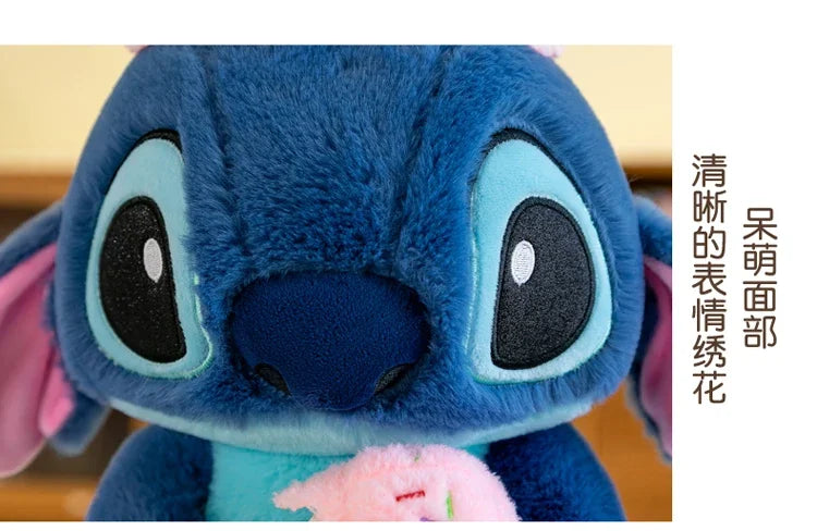 70cm Disney Ice Cream Lilo&Stitch Plush Toys Kawaii Big Size Stitch Stuffed Dolls Soft Pillow Cartoon Anime Kids Birthday Gifts