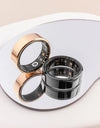 R02 Smart Ring Military Grade Titanium Steel Shell Health Monitoring IP68 & 3ATM Waterproof Multi-sport Modes