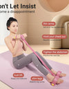 6-Tube Resistance Bands Yoga Pedal Puller Abdomen Waist Arm Training Elastic Pull Rope fitness Exercise At Home