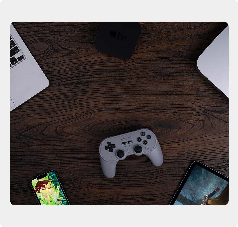 Bluetooth Gaming Controller with Hall Effect Joysticks for Nintendo Switch PC and Android