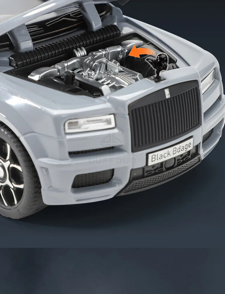 1/32 Rolls Royce Cullinan RV Car Model Alloy Diecast Off-road Vehicle Toy With Sound and Light Camping Car Model  For Boys Gifts