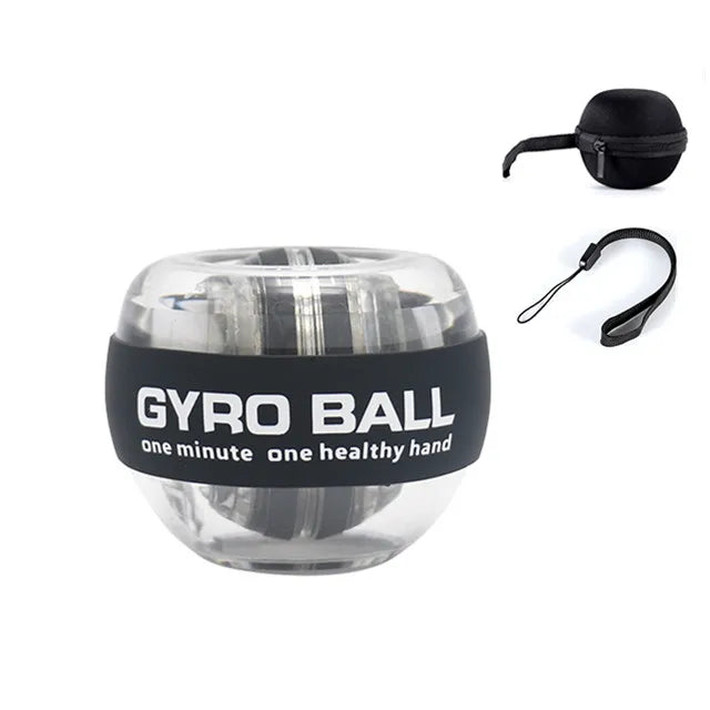 Gyroscopic Power Trainball Autostart Range Gyro Power Wrist Ball with LED Lights Arm Hand Muscle Force Trainer Fitness Equipment