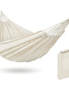 Outdoor Swing White Canvas Hammock Garden Decoration Hammock Outdoor Camping Trip