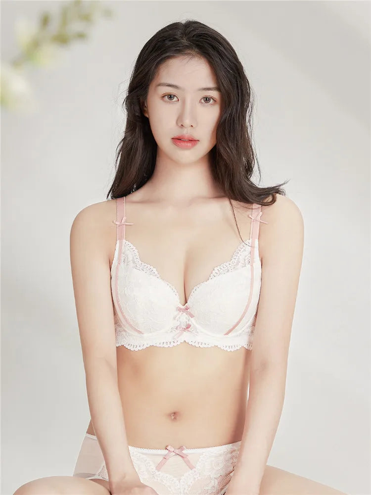 Womens Lace Minimizer Underwire Push Up Bra