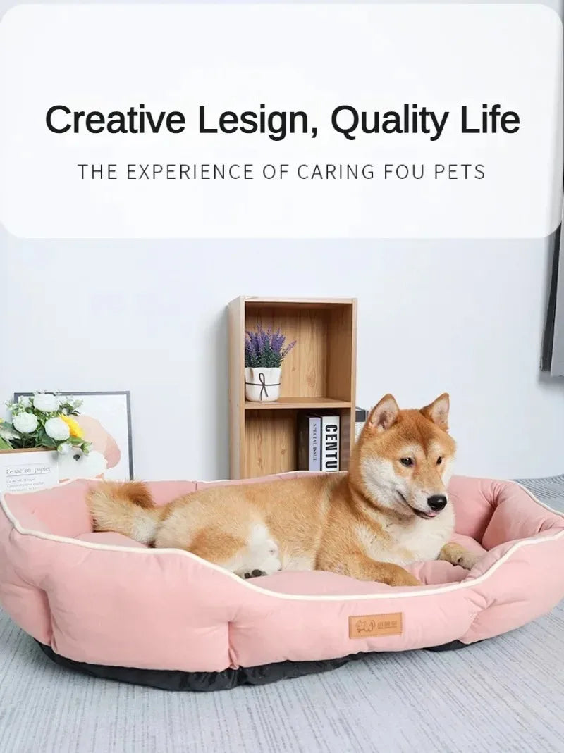 Fluffy Plush Pet Sofa Bed Cushion for Dogs and Cats