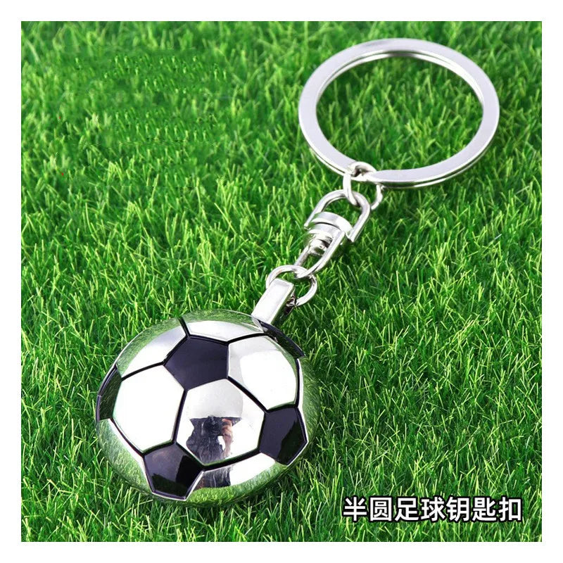 Football Club Soccer Ball Keychain Team Flag Pendant Fan Souvenir Bag Charm